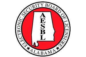 Alabama Electronic Security Board of Licensure logo