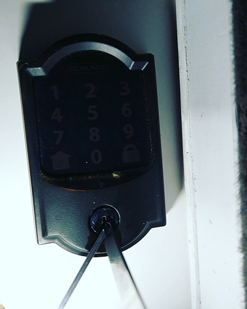unlocking a smart lock